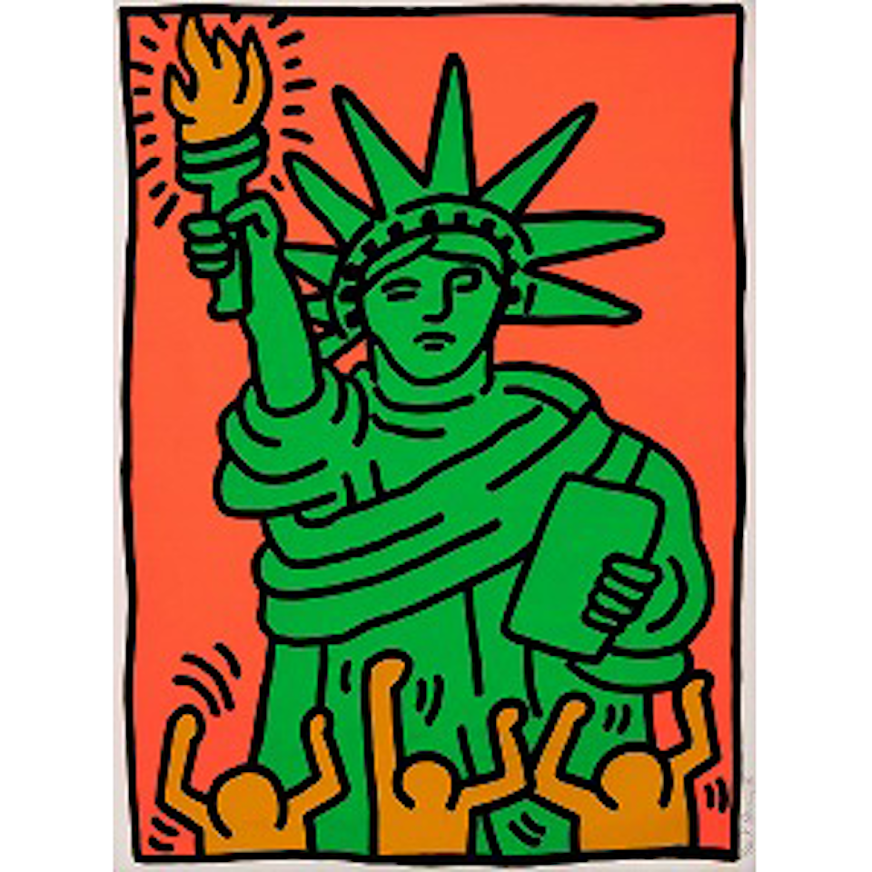 Statue of Liberty (Littmann P.63) by Keith Haring