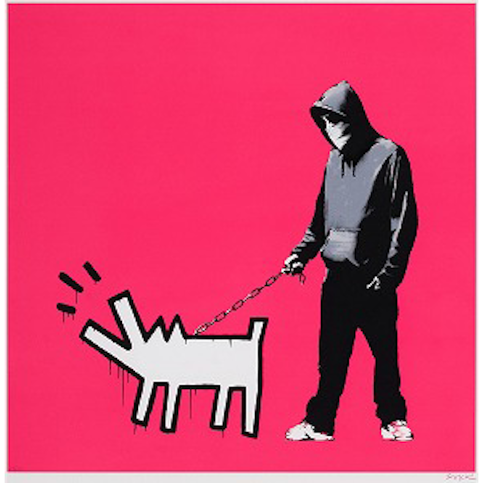 Choose Your Weapon - Magenta by Banksy