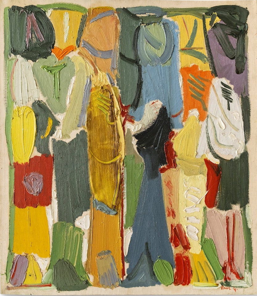 Groupe en Conversation by Paul Guiragossian