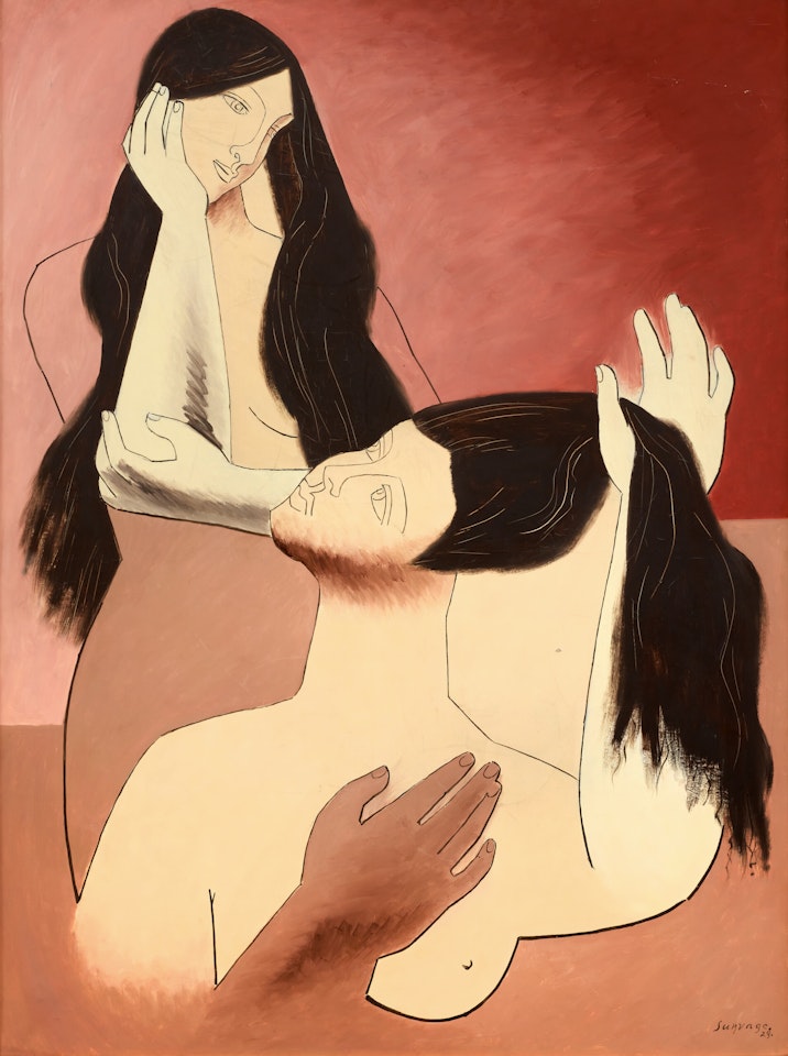 Femmes aux longs cheveux by Leopold Survage