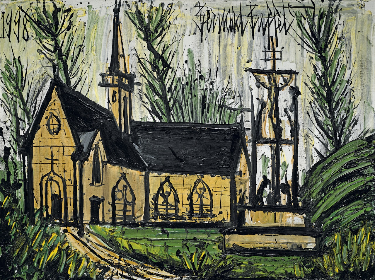 La Chapelle de Saint-Venec, Finistère by Bernard Buffet