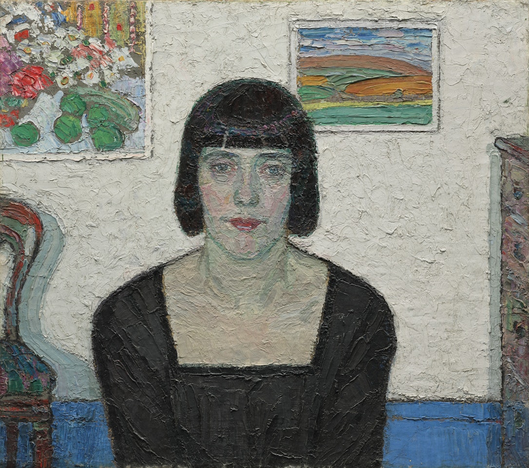Portrait de la femme de l'artiste, Maria by Leon de Smet
