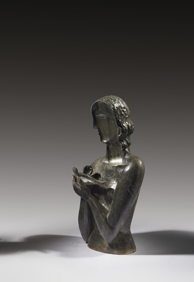 Jeune fille à la Colombe by Ossip Zadkine