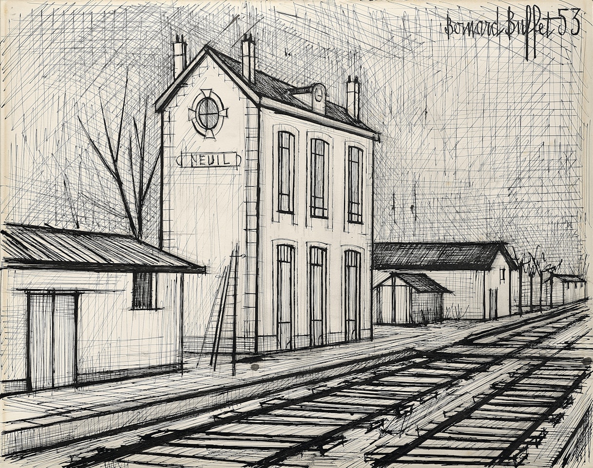 Gare de Neuil by Bernard Buffet