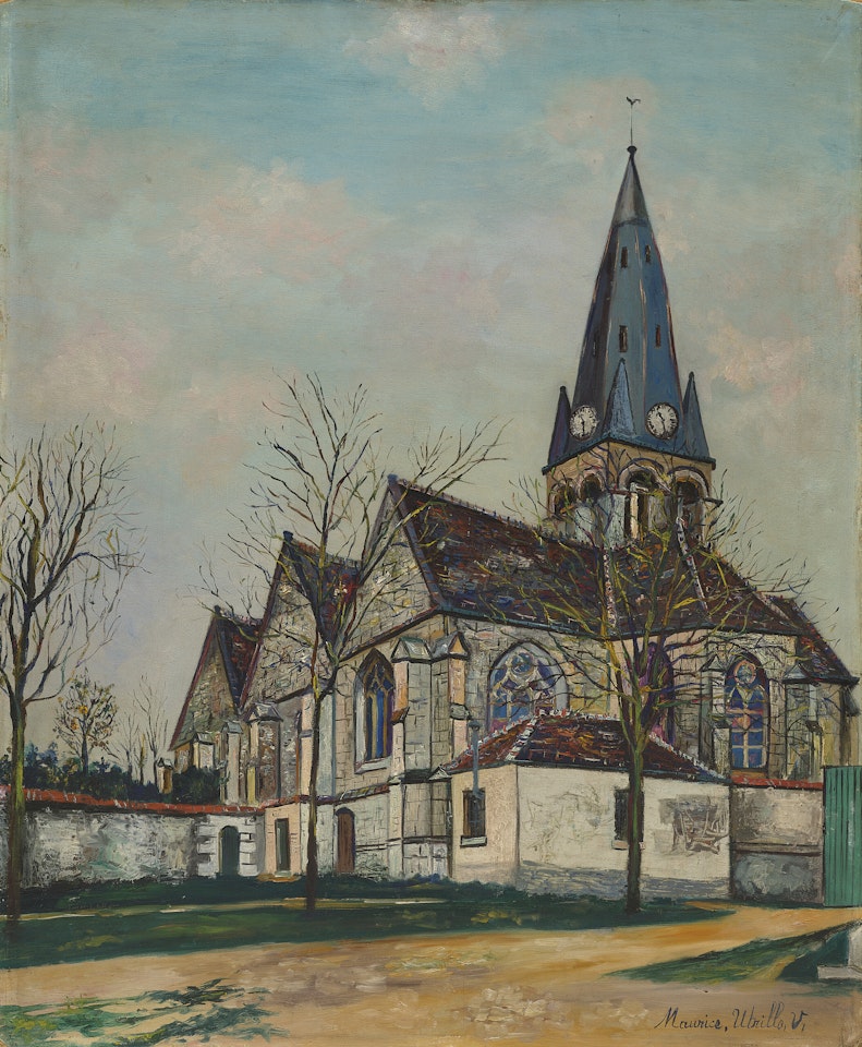 Église de Marolles (Aisne) by Maurice Utrillo