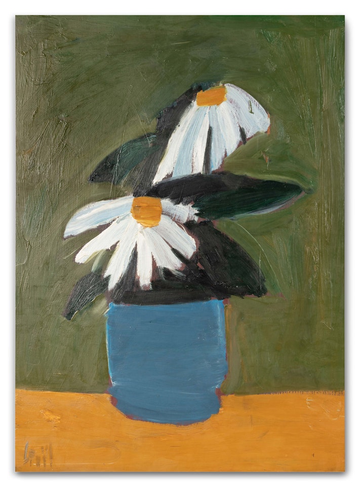 Fleurs au pot bleu by Nicolas de Staël