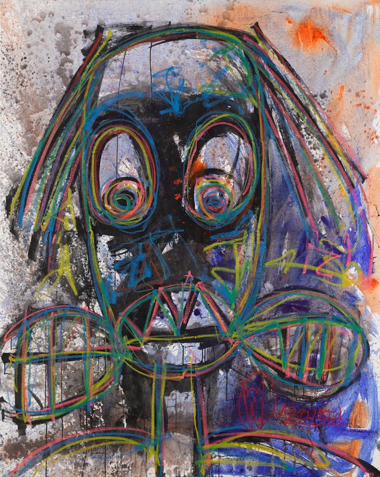 Cubist Mouth III by Aboudia Abdoulaye Diarrassouba