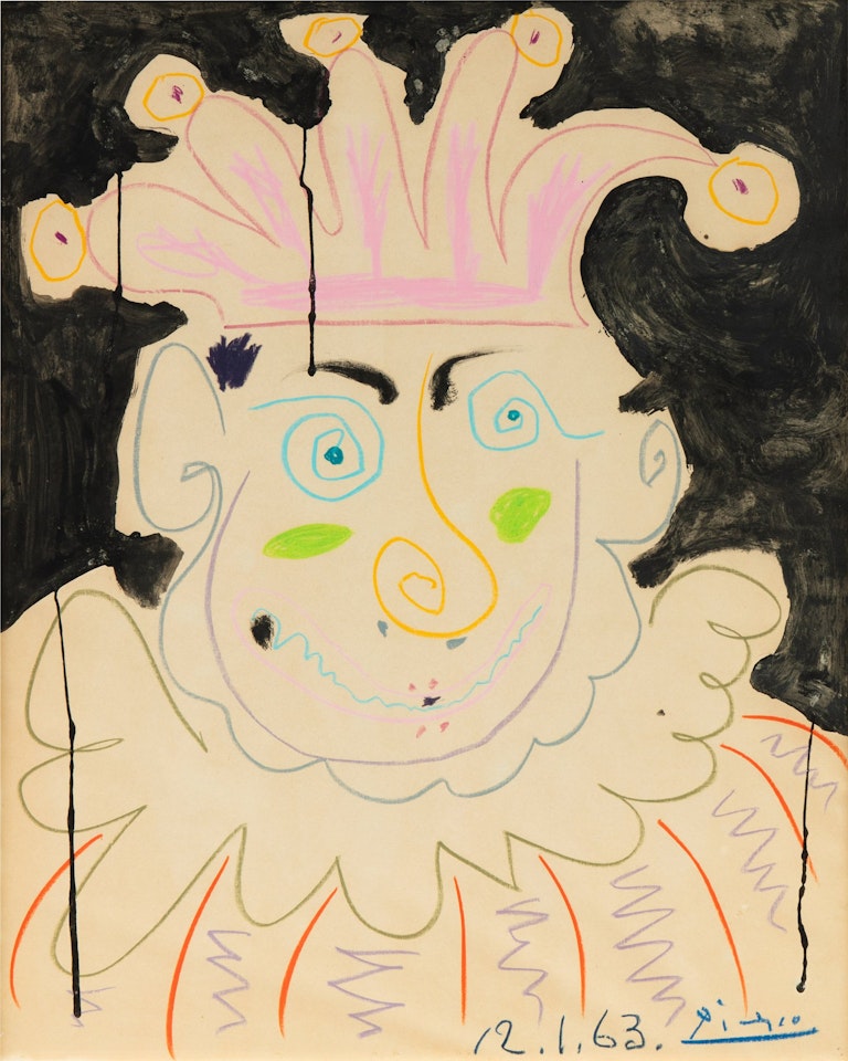Le roi carnaval by Pablo Picasso