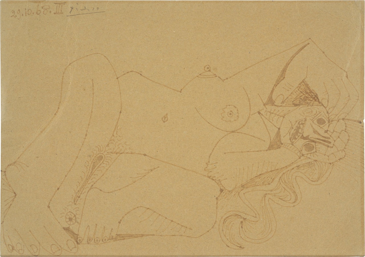 Nu couché by Pablo Picasso