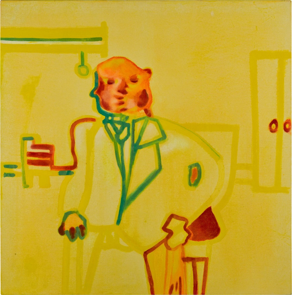 A Little Yellow Office by Robert Hodgins