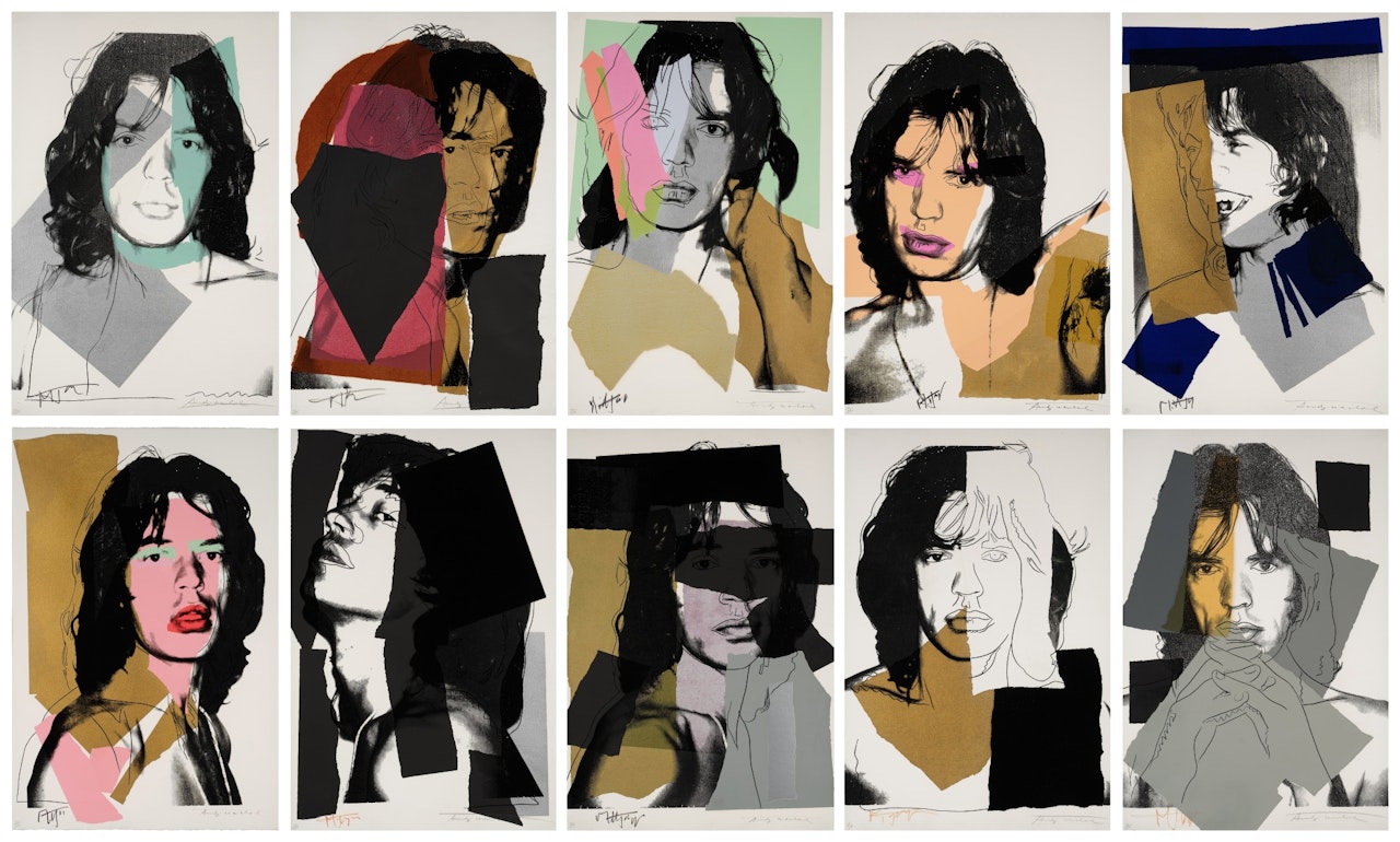 Mick Jagger by Andy Warhol