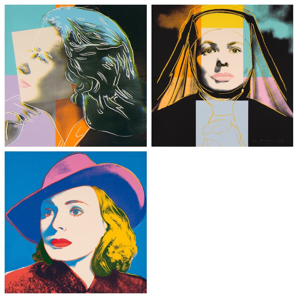 Ingrid Bergman by Andy Warhol