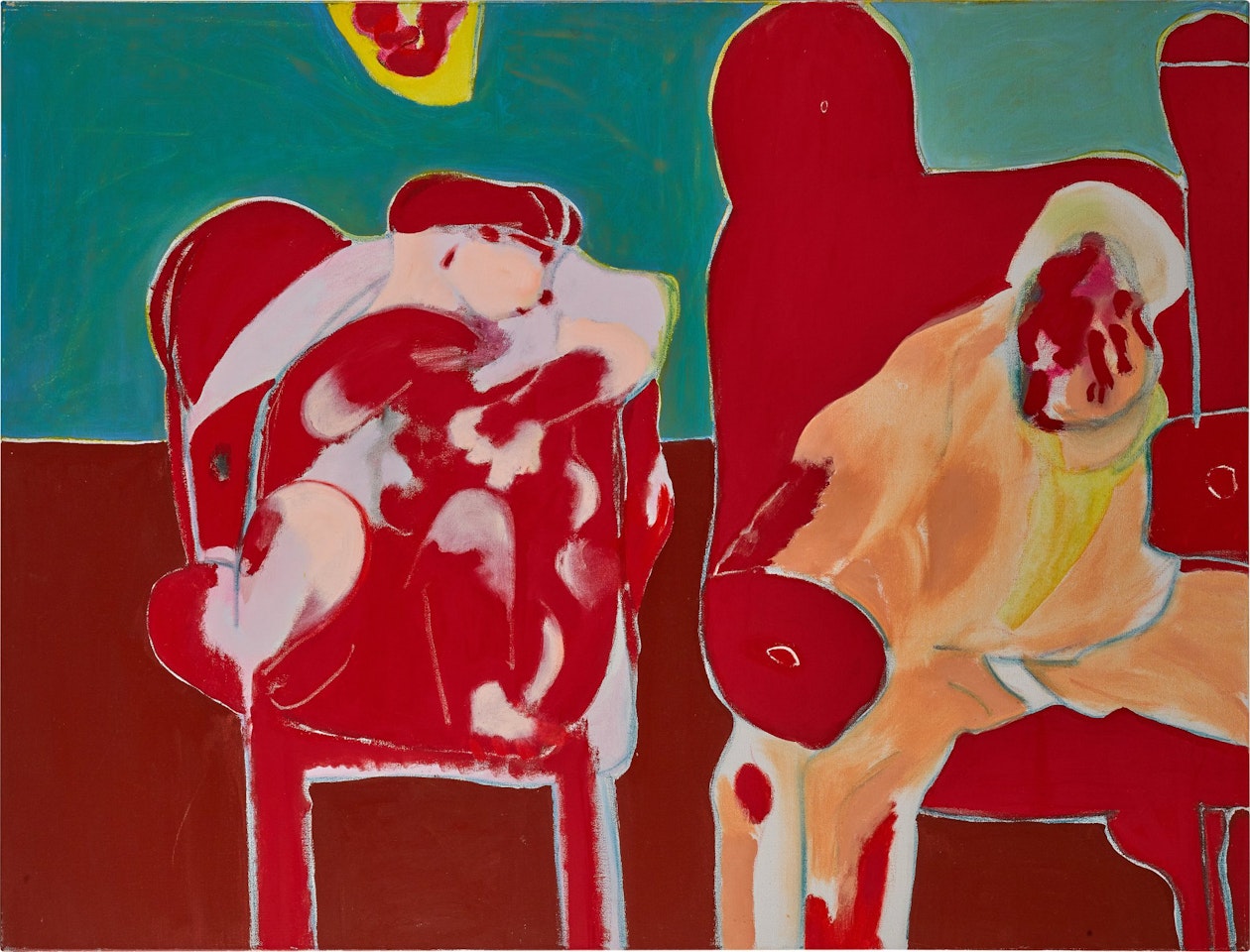 The Red Arm Chairs by Robert Hodgins