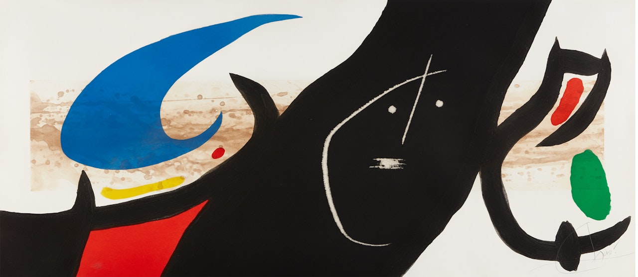 Maja Negra (The Black Maja) (D. 577) by Joan Miró