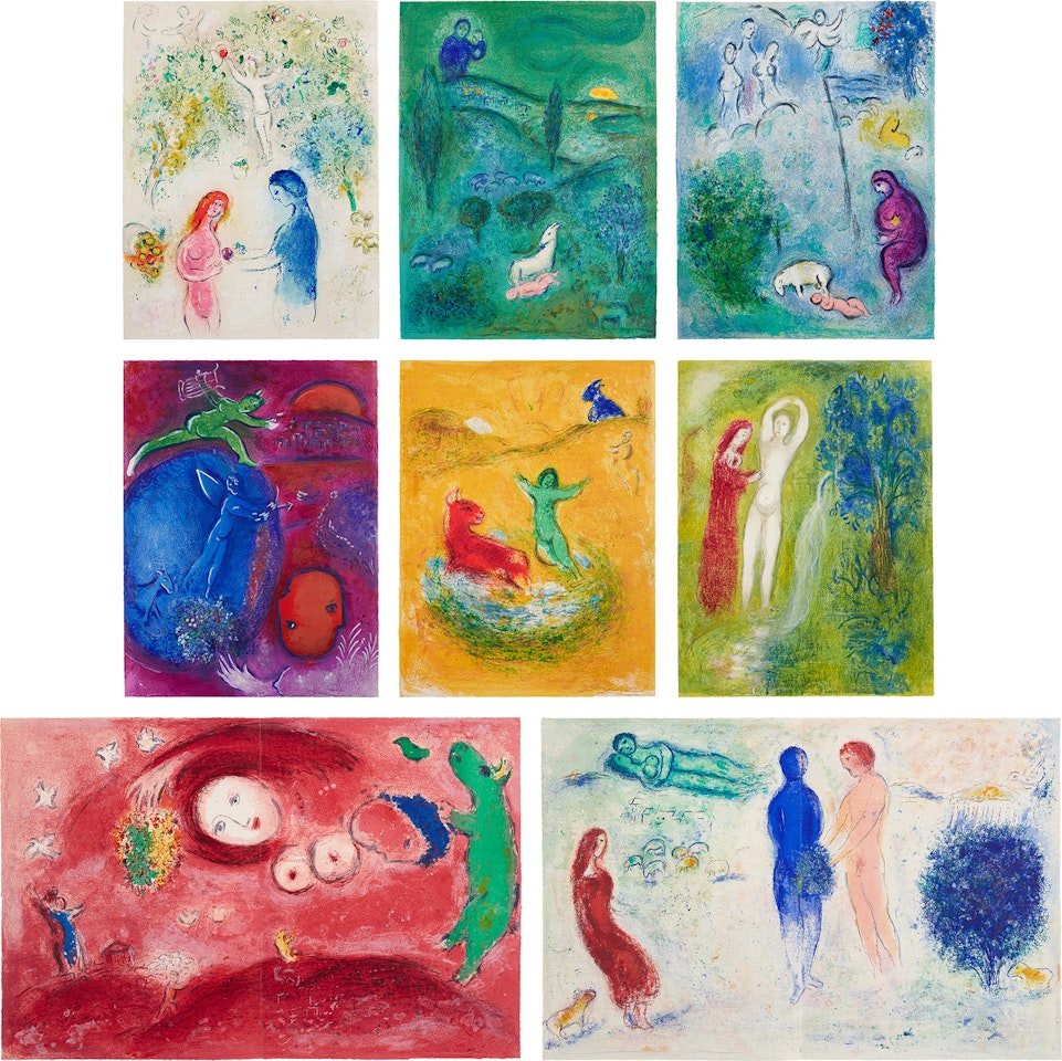 Daphnis et Chloé (Daphne and Chloe) (M. 308-349, C. bks 46) by Marc Chagall