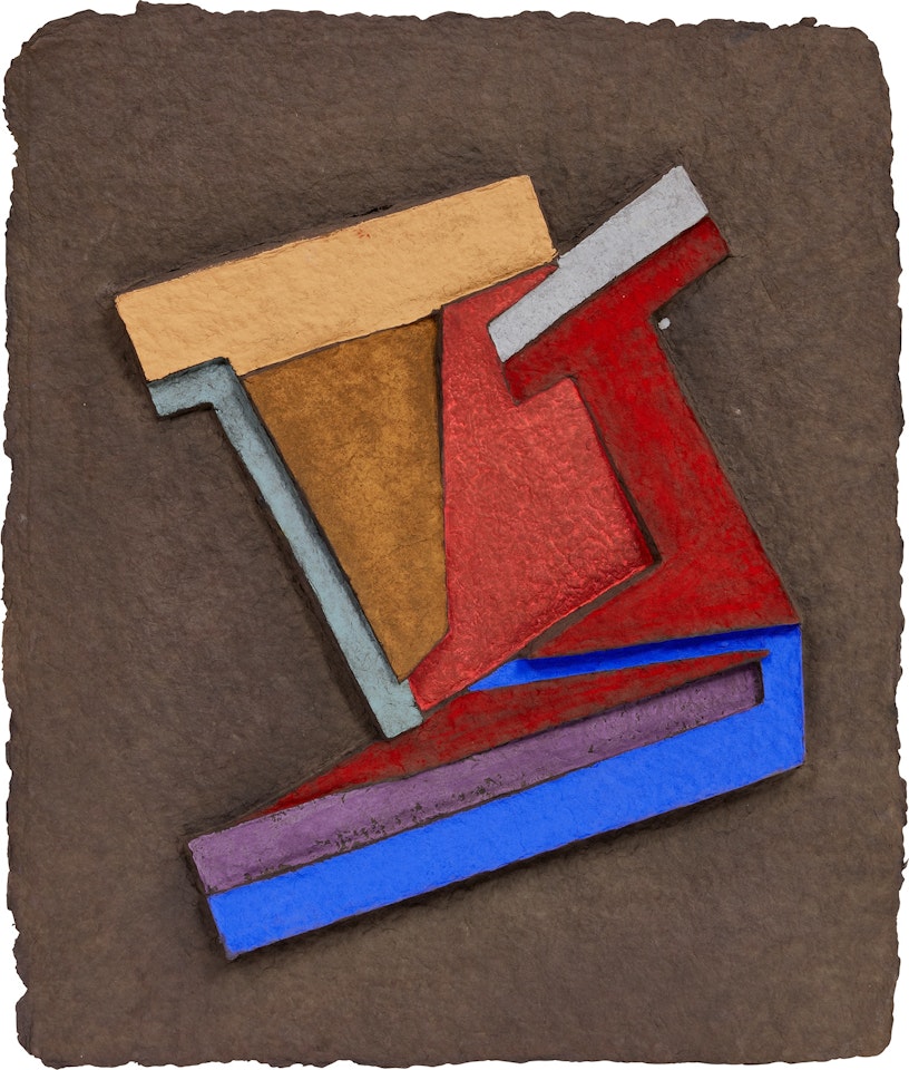 Olyka (III), from the Paper Relief Project (T. 544, A. & K. 106.3) by Frank Stella