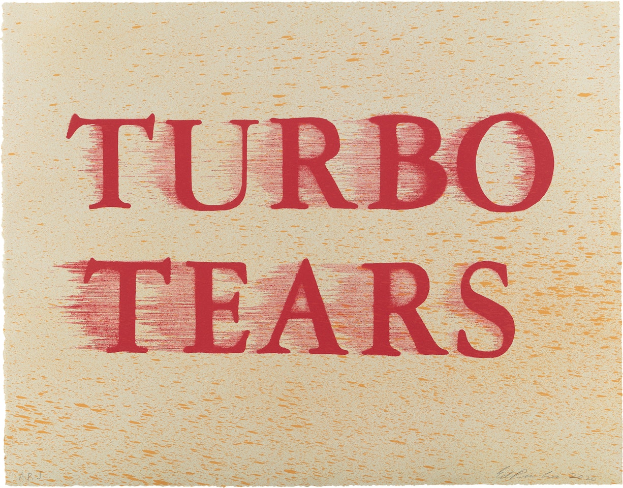Turbo Tears by Ed Ruscha