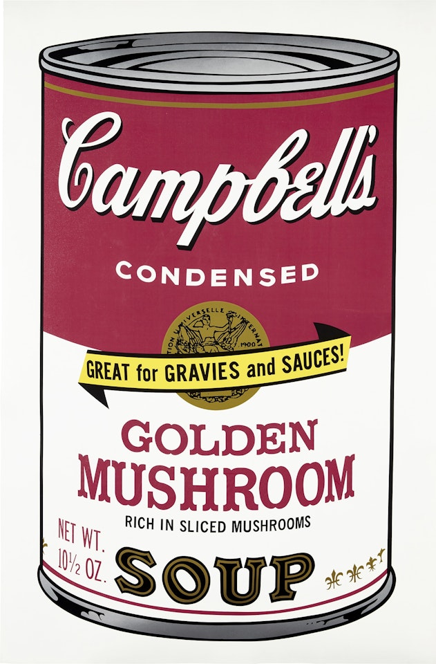 Golden Mushroom, from Campbell's Soup II (F. & S. 62) by Andy Warhol