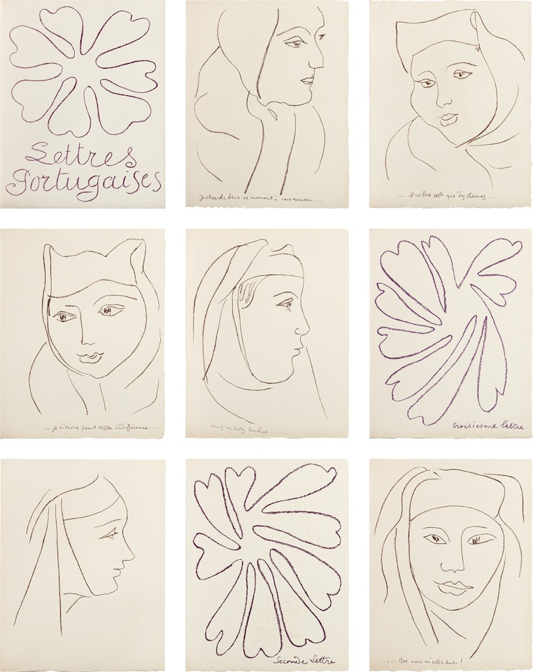 Les Lettres Portugaises (Portuguese Letters) (D. 15) by Henri Matisse