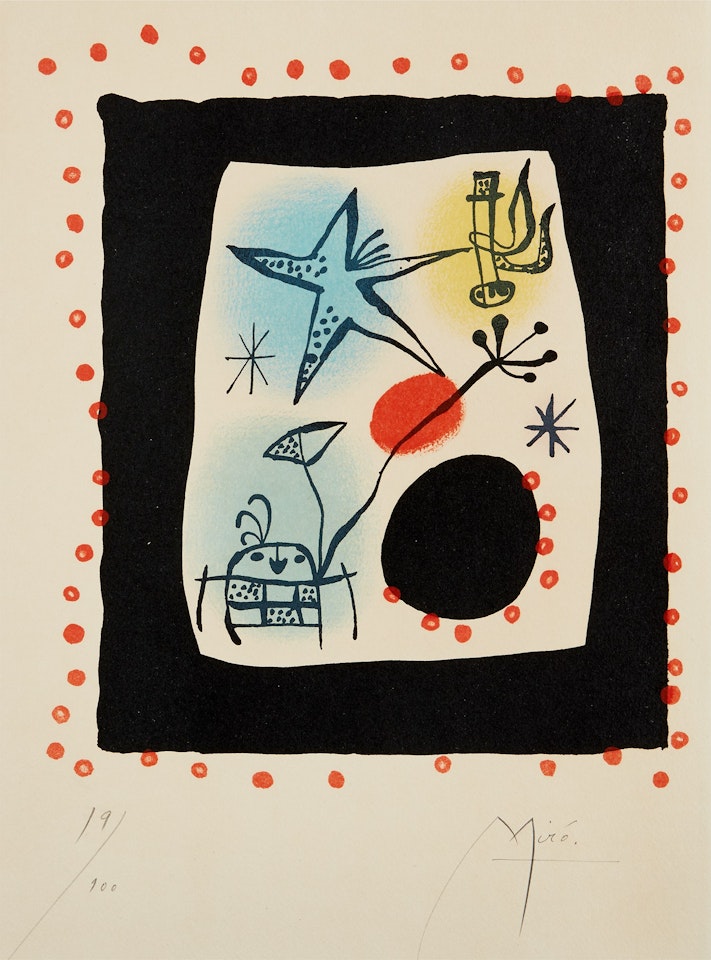 Les Coccinelles (The Lady-Bugs) (M. 272) by Joan Miró