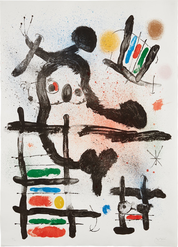 The Slingshot Bird (M. 454) by Joan Miró