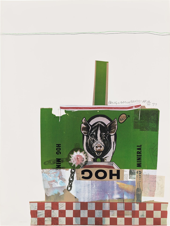 Hog Chow, from Chow Bags by Robert Rauschenberg