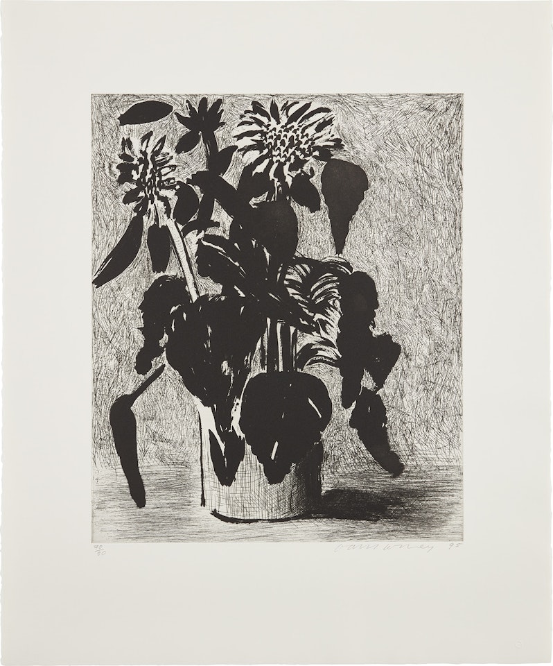 Sunflower II (M.C.A.T. 348) by David Hockney