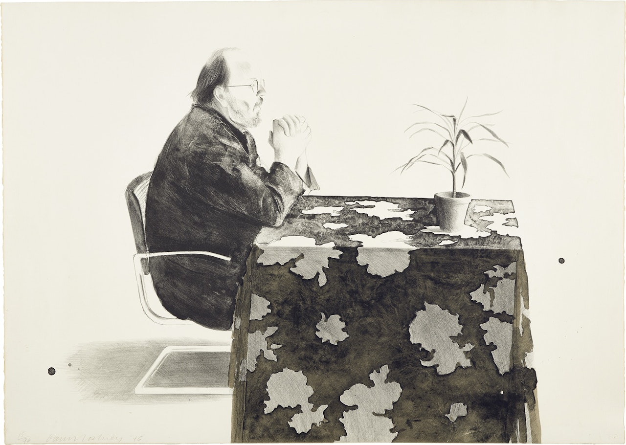 Henry at the Table, from Friends (G. 736, S.A.C. 188, M.C.A.T. 176) by David Hockney