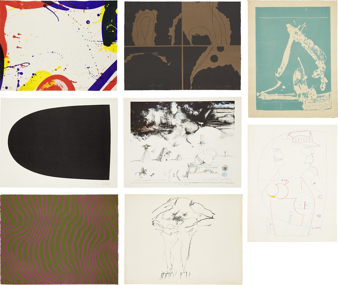 Portfolio 9: eight plates (L. L87, B. 85, G. 4, E. & B. 56, A. 60) by Various Artists
