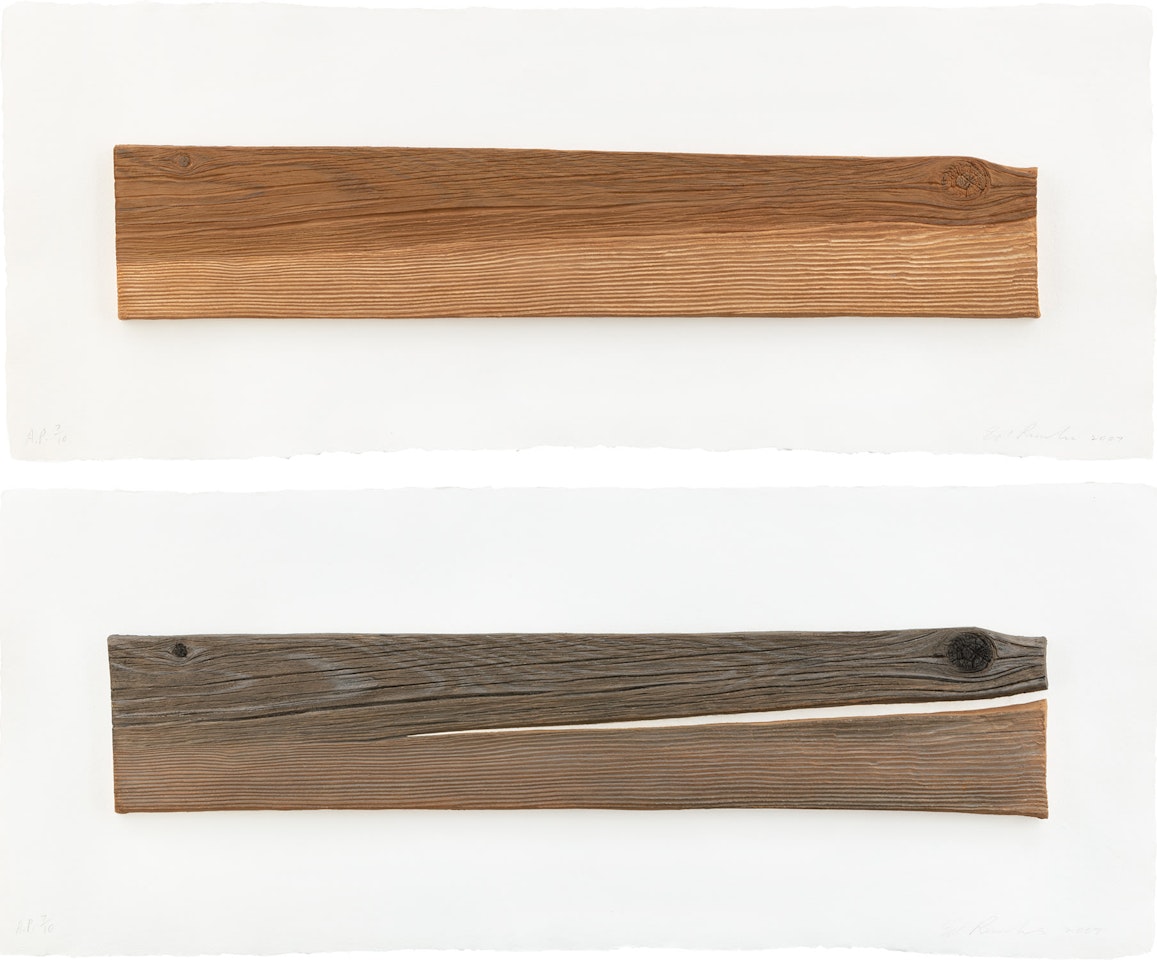 New Wood, Old Wood by Ed Ruscha