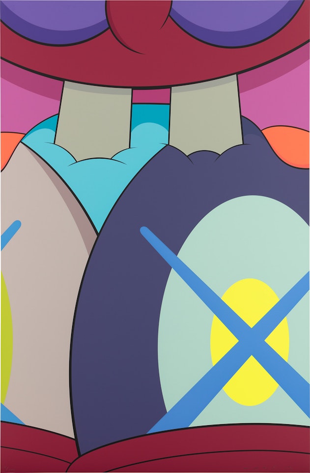 UPS AND DOWNS: one plate by Kaws