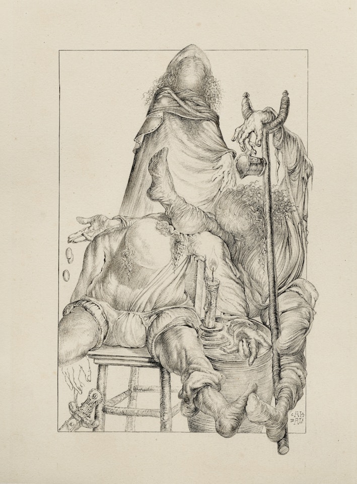 Illustration pour "Macbeth" by Salvador Dali