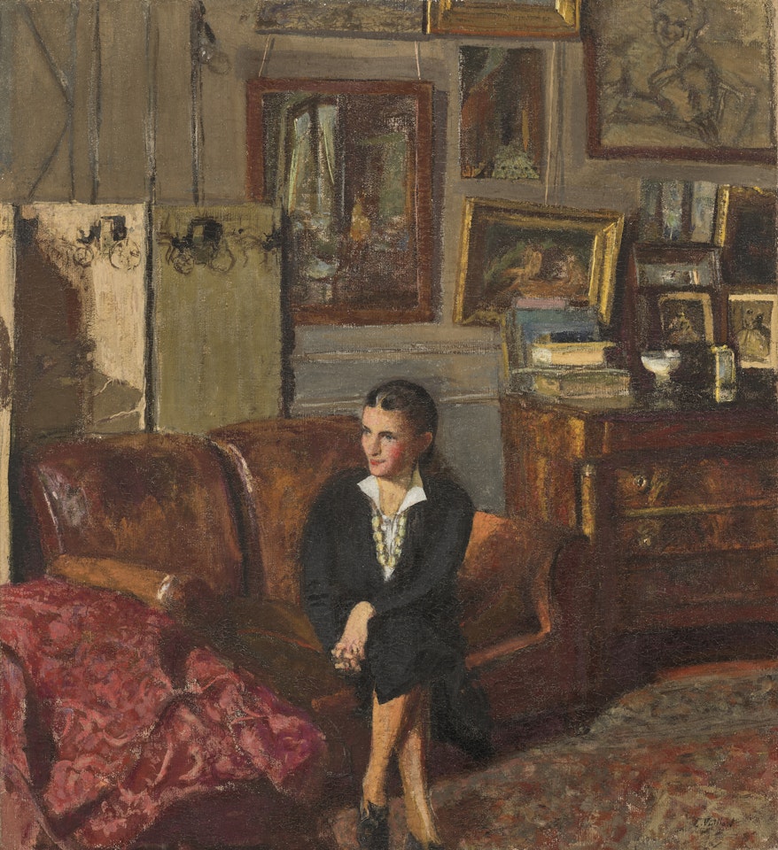 Portrait de Madame Jean-Henri Adam by Édouard Vuillard