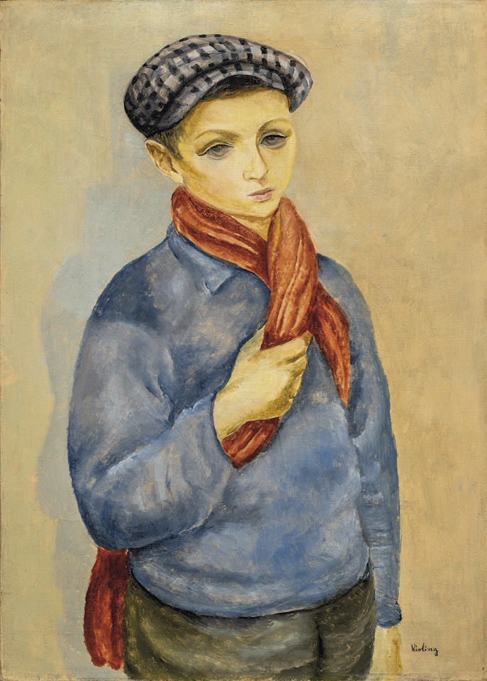 Jeune garçon à la casquette by Moïse Kisling