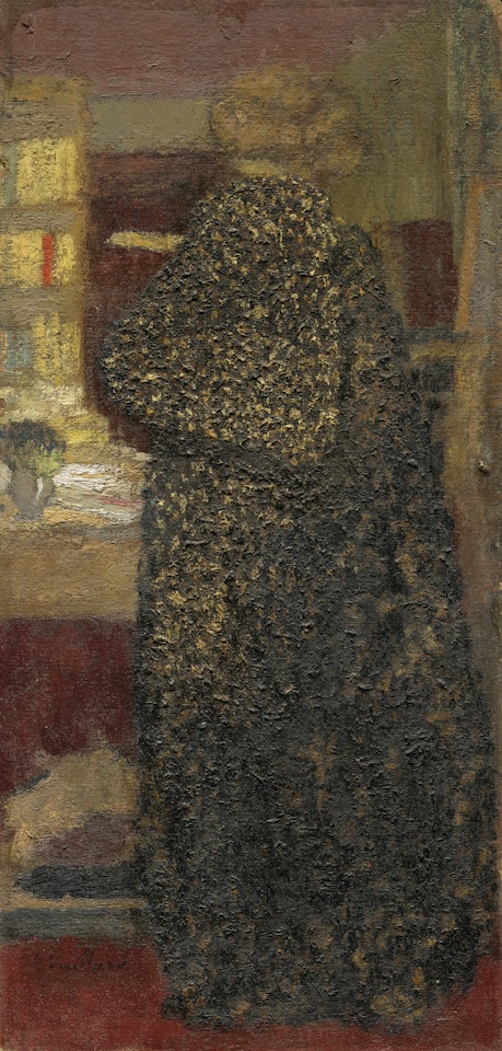 Misia en peignoir noir et jaune by Édouard Vuillard