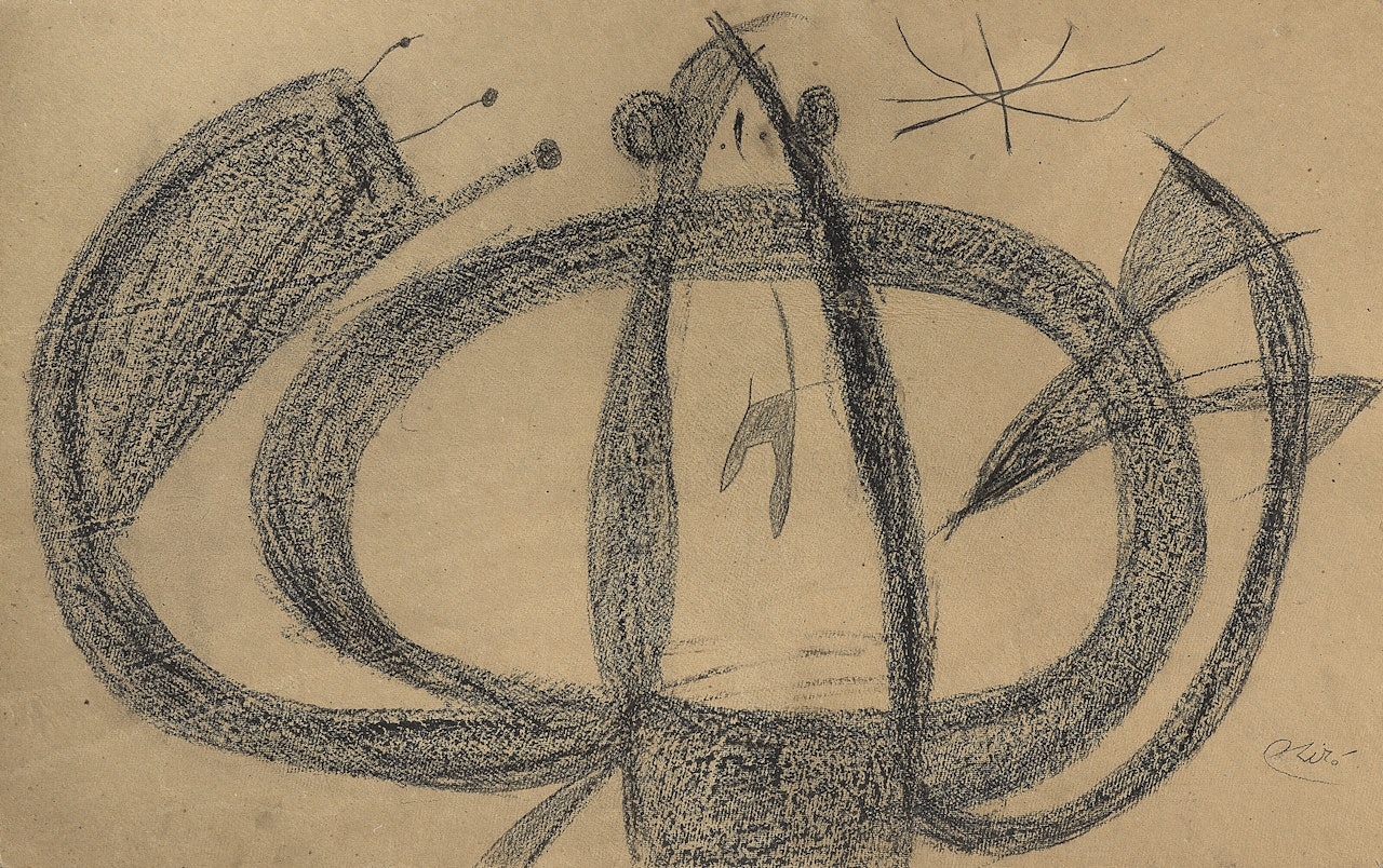 Personnage, étoile by Joan Miró