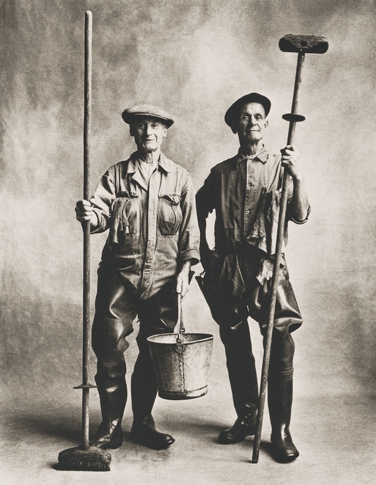Lorry Washers, London, 1950 by Irving Penn