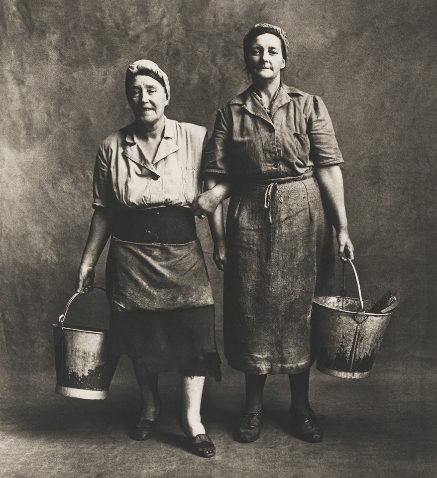 Cleaning Women, London, 1950 by Irving Penn