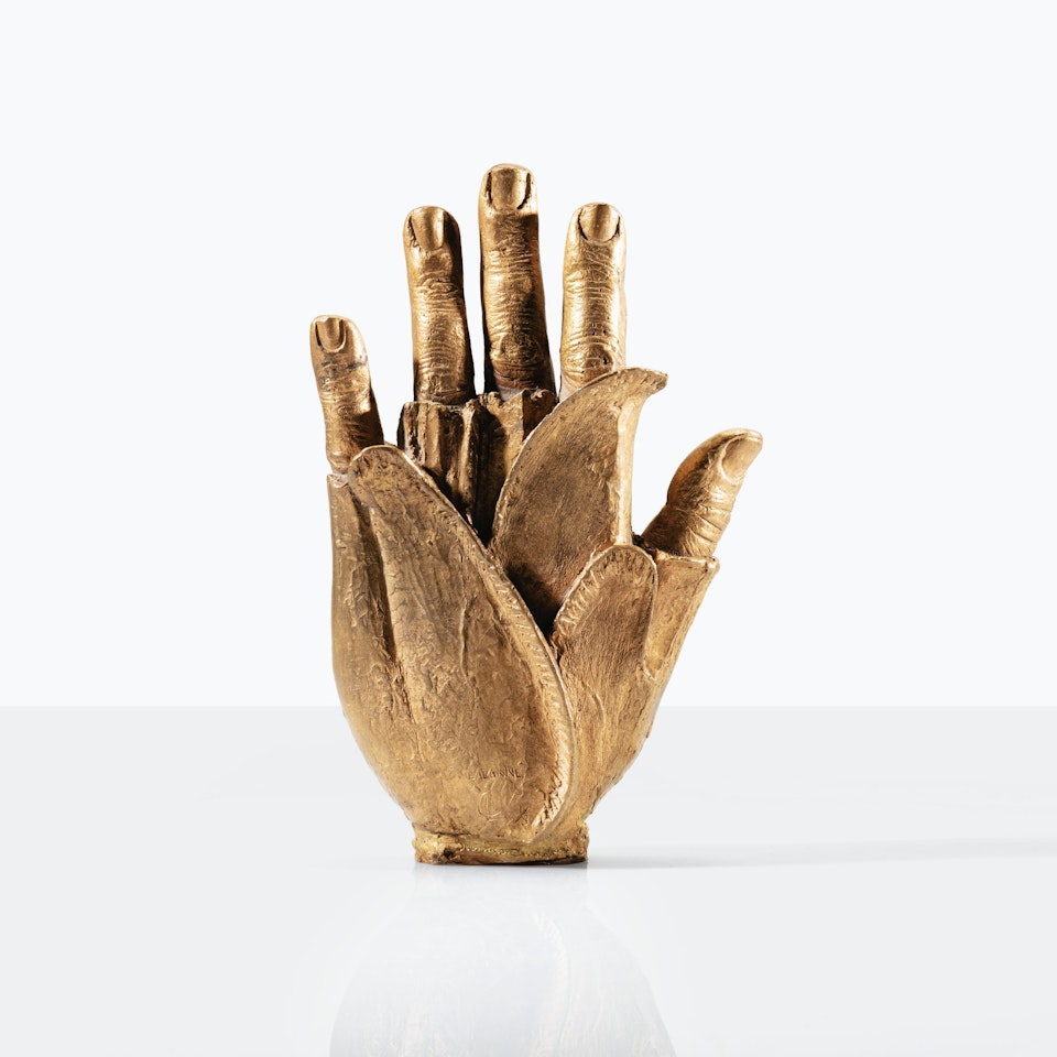 Grande main fenouil by Claude Lalanne