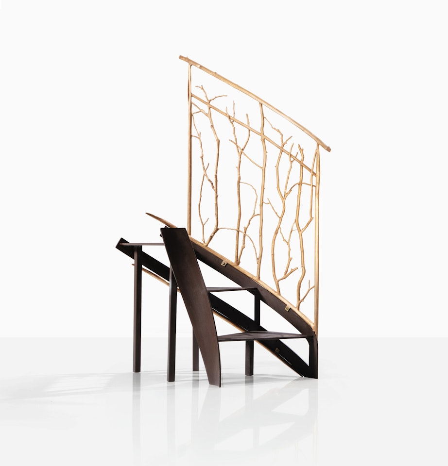 Rampe Structure végétale, pièce unique by Claude Lalanne