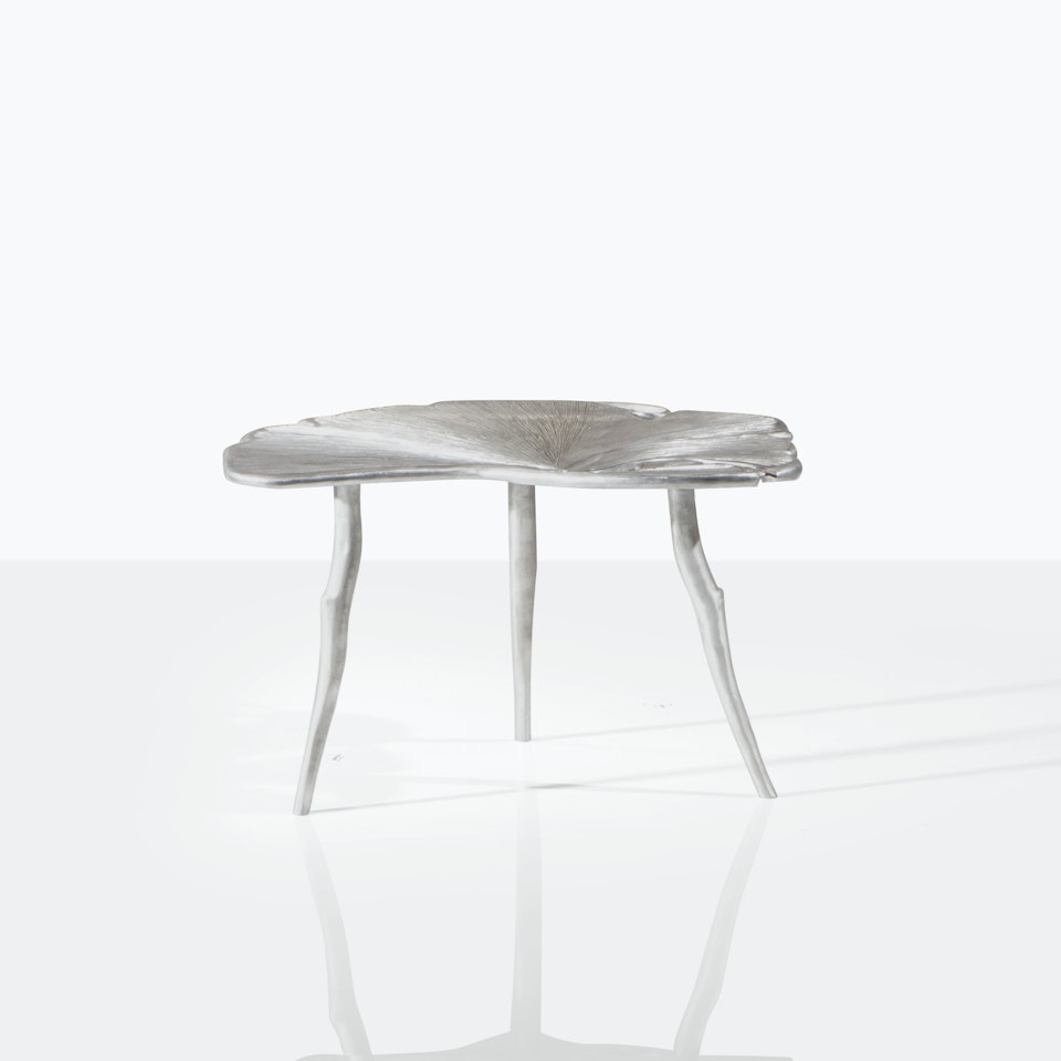 Guéridon Trifolia III Ginkgo by Claude Lalanne