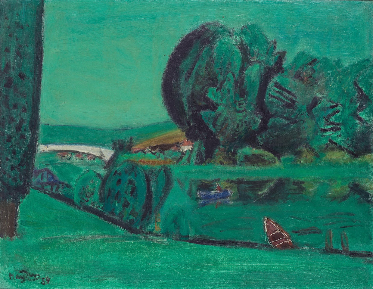 La Marne à Ussy by Henri Hayden