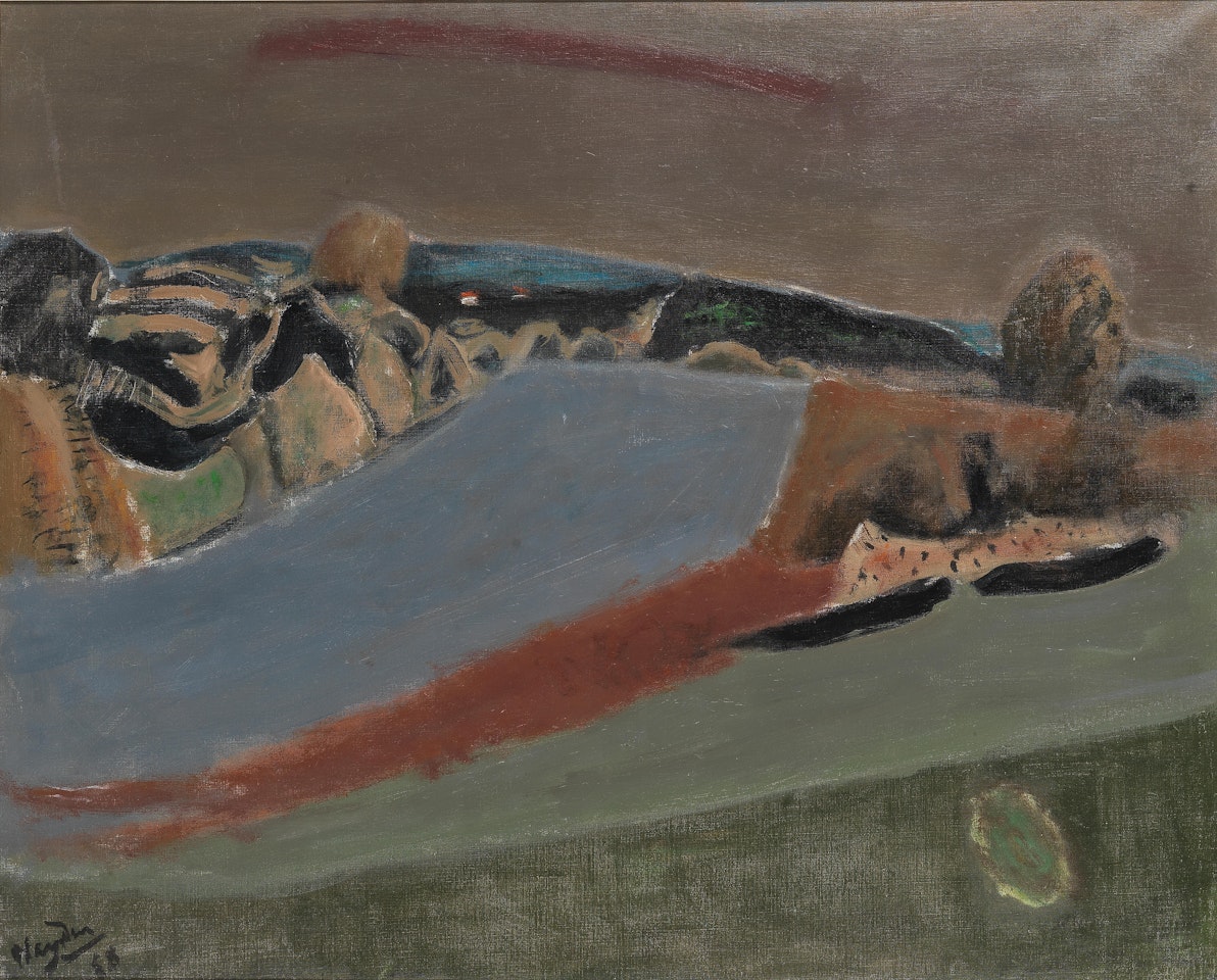 Paysage rouge by Henri Hayden