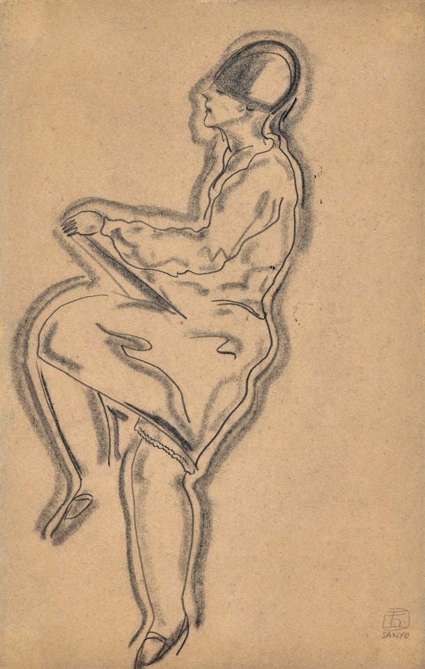 Lady with Hat by Sanyu