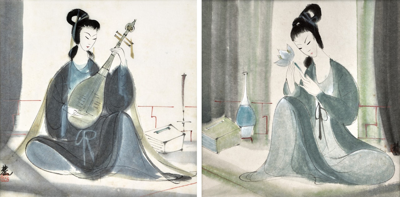 Leisure by Lin Fengmian