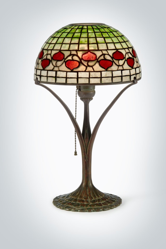 "Vine Border" Table Lamp by Tiffany Studios