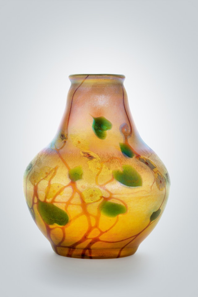 Decorated "Millefiore" Vase by Tiffany Studios