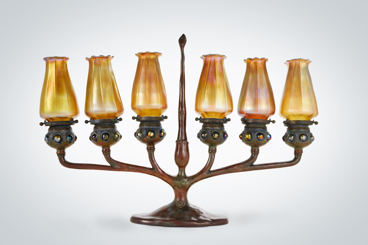 Candelabra Lamp by Tiffany Studios