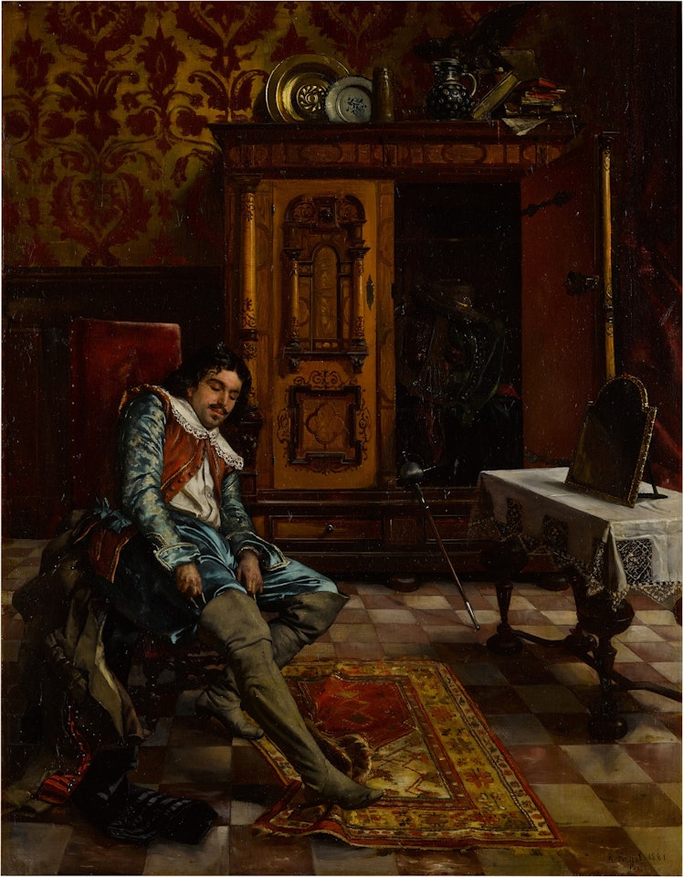The Departure by Rudolf Ernst