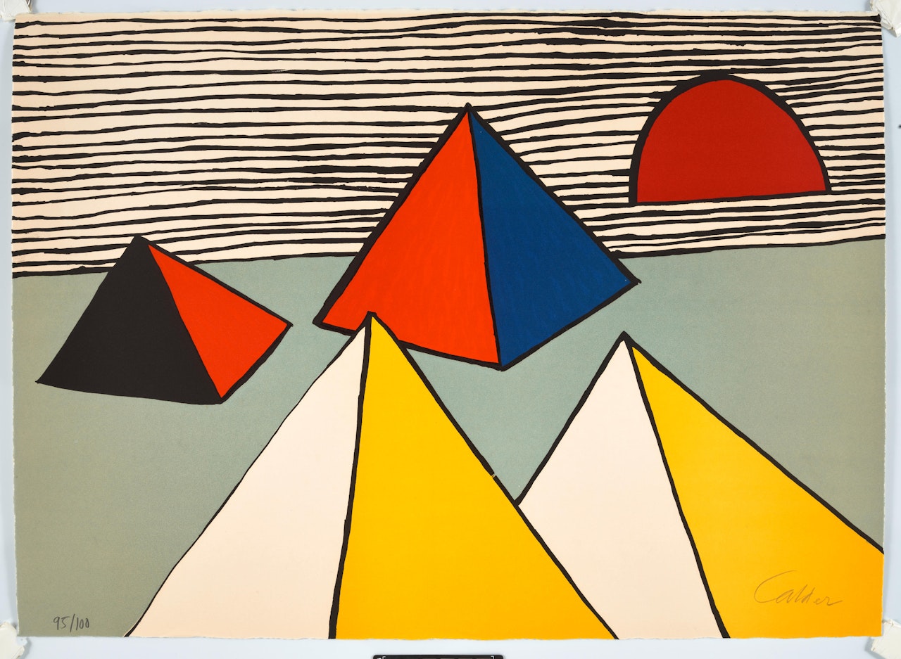 Pyramids at Dawn by Alexander Calder